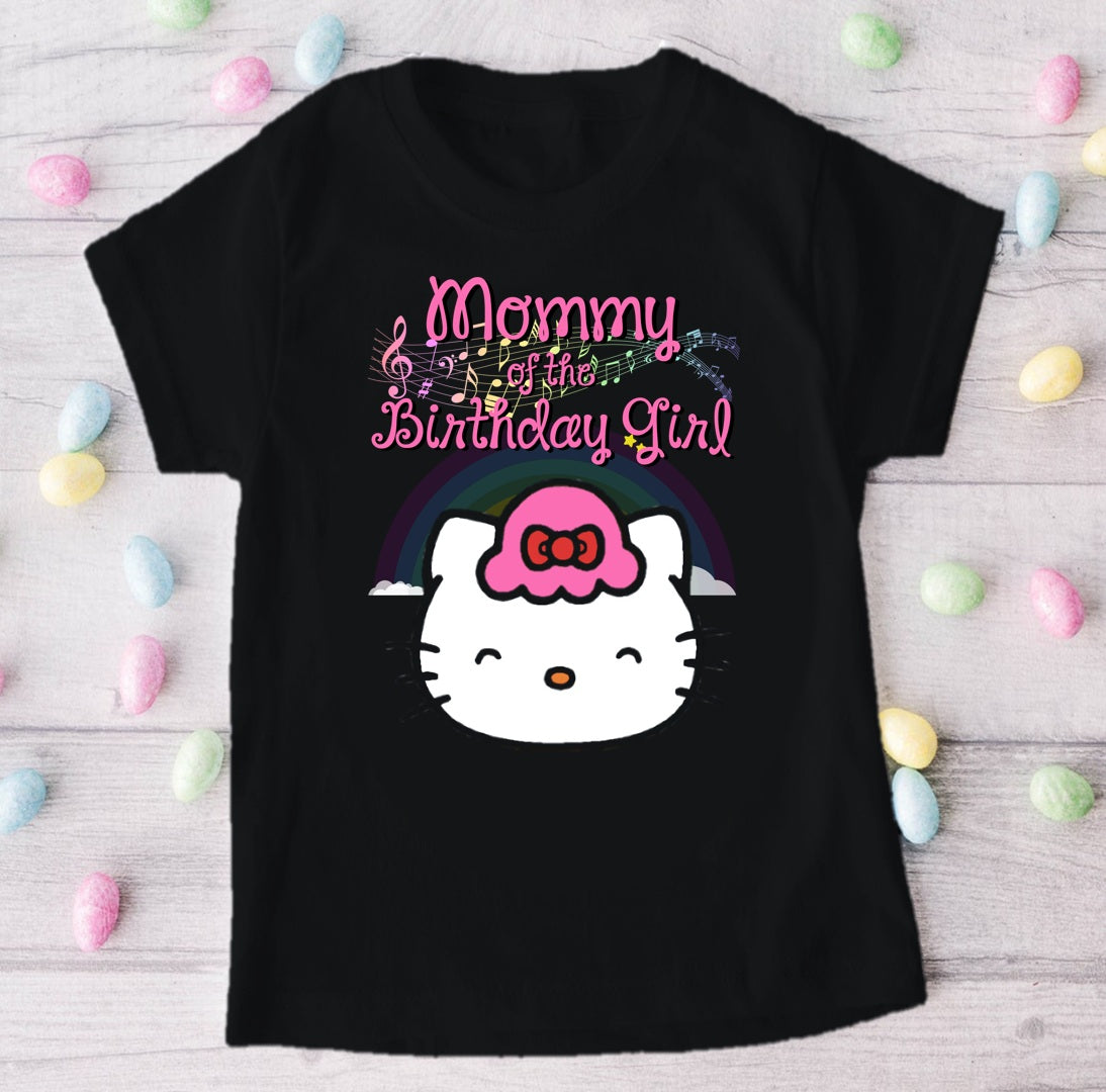 Hello Kitty Ballerina Ballet Personalized Custom Black Family T-Shirt or Onesie Pack Theme Cake Smash Birthday Party