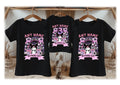 Hello Kitty Kuromi Personalized Custom Black Family T-Shirt or Onesie Pack Theme Cake Smash Birthday Party