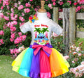 Stitch Tutu Set Girls Personalized Custom Rainbow Ribbon Tutu Outfit Dress Theme Cake Smash Party