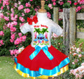 Stitch Tutu Set Girls Personalized Custom Red Blue Yellow Ribbon Trim Tutu Outfit Dress Theme Cake Smash Party