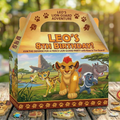 (Pack of 6) The Lion Guard Custom Personalized Birthday Party Favor Gable Treat Boxes