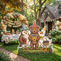Life Size Little Bear Character Premium Freestanding Cutouts Yard Sign Decor Party Prop