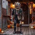 6' Animated Mad Scientist Laboratory Hybrid Creature Monster Figure Music Lights Motion Sensor Halloween Home Decor Accent Yard Prop