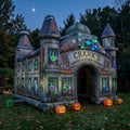 Mad Scientist Laboratory Theme Premium 10' x 10' Halloween Haunted House Inflatable Blow Up Walk-Through Archway Experience Decor Prop