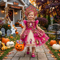 Masha and the Bear Girls' Deluxe Sparkle Tutu Party Costume Dress Set with Matching Headband Halloween Birthday Pageant