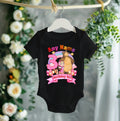 Masha and The Bear Personalized Custom Black T-Shirt or Onesie Theme Cake Smash Birthday Party