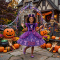 My Little Pony Twilight Sparkle Girls' Deluxe Sparkle Tutu Party Costume Dress Set with Matching Headband Halloween Birthday Pageant