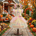 My Little Pony Fluttershy Girls' Deluxe Sparkle Tutu Party Costume Dress Set with Matching Headband Halloween Birthday Pageant