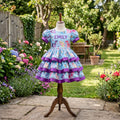 My little Pony Girls Personalized Custom Tiered Ruffle Dress Ribbon Trim Theme Cake Smash Birthday Party