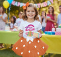 My Little Pony Applejack Tutu Set Girls Personalized Custom Orange White Polka Dots Tutu Outfit Dress Theme Cake Smash Birthday Party