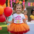 My Little Pony Applejack Tutu Set Girls Personalized Custom Orange Red Tutu Outfit Dress Theme Cake Smash Birthday Party