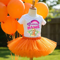 My Little Pony Applejack Tutu Set Girls Personalized Custom Orange Tutu Outfit Dress Theme Cake Smash Party