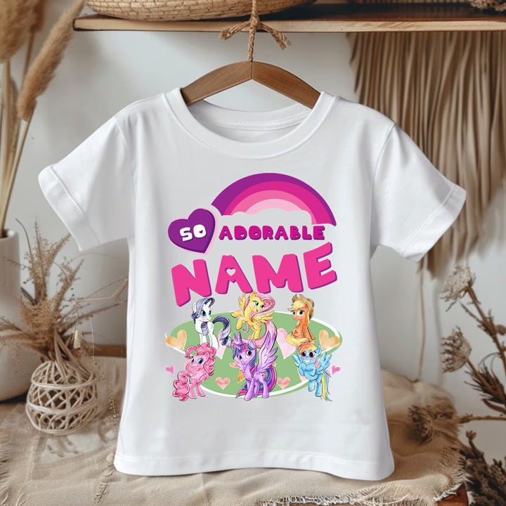 My Little Pony Tutu Set Girls Personalized Custom Pink Hot Pink Tutu Outfit Dress Theme Cake Smash Party