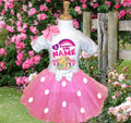 My Little Pony Fluttershy Tutu Set Girls Personalized Custom Pink White Polka Dots Tutu Outfit Dress Theme Cake Smash Birthday Party