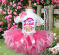 My Little Pony Fluttershy Tutu Set Girls Personalized Custom Hot Pink Soft Pink Knots Tutu Outfit Dress Theme Cake Smash Birthday Party