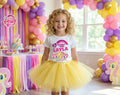 My Little Pony Fluttershy Tutu Set Girls Personalized Custom Yellow Tutu Outfit Dress Theme Cake Smash Birthday Party