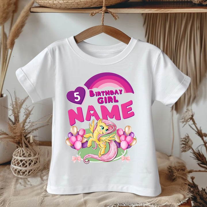 My Little Pony Fluttershy Tutu Set Girls Personalized Custom Pink Tutu Outfit Dress Theme Cake Smash Birthday Party