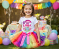 My Little Pony Rainbow Dash Tutu Set Girls Personalized Custom Rainbow Knots Tutu Outfit Dress Theme Cake Smash Birthday Party