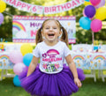 My Little Pony Rarity Tutu Set Girls Personalized Custom Purple Tutu Outfit Dress Theme Cake Smash Birthday Party