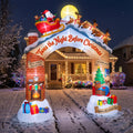 10-Foot Giant Outdoor Illuminated Walkthrough 'Twas the Night Before Christmas Inflatable Archway Christmas Decor