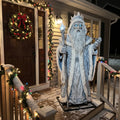 6' Christmas Old Man Winter Figure Music Lights Motion Sensor Christmas Home Decor Accent Yard Prop