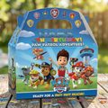 (Pack of 6) Paw Patrol Custom Personalized Birthday Party Favor Gable Treat Boxes