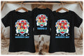 Paw Patrol Group Personalized Custom Black Family T-Shirt or Onesie Pack Theme Cake Smash Birthday Party