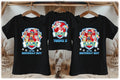 Paw Patrol Marshall Personalized Custom Black Family T-Shirt or Onesie Pack Theme Cake Smash Birthday Party