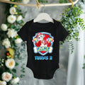 Paw Patrol Marshall Personalized Custom Black T-Shirt or Onesie Theme Cake Smash Birthday Party