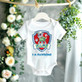 Paw Patrol Rocky Personalized Custom White T-Shirt or Onesie Theme Cake Smash Party