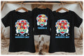 Paw Patrol Rubble Personalized Custom Black Family T-Shirt or Onesie Pack Theme Cake Smash Birthday Party