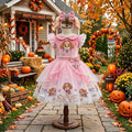 Paw Patrol Skye Girls' Deluxe Sparkle Tutu Party Costume Dress Set with Matching Headband Halloween Birthday Pageant