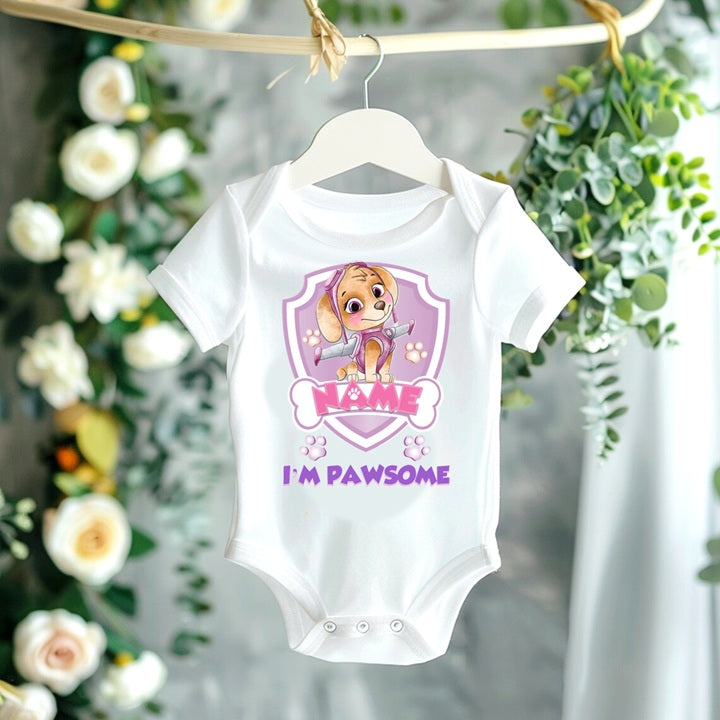 Paw Patrol Skye Tutu Set Girls Personalized Custom Hot Pink Tutu Outfit Dress Theme Cake Smash Party