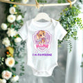 Paw Patrol Skye Personalized Custom White T-Shirt or Onesie Theme Cake Smash Party