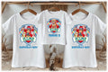 Paw Patrol Zuma Personalized Custom White Family T-Shirt or Onesie Pack Theme Cake Smash Birthday Party