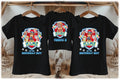 Paw Patrol Zuma Personalized Custom Black Family T-Shirt or Onesie Pack Theme Cake Smash Birthday Party