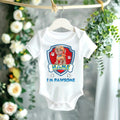Paw Patrol Zuma Personalized Custom White T-Shirt or Onesie Theme Cake Smash Party