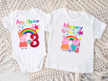 Peppa Pig Party Hat Personalized Custom White Family T-Shirt or Onesie Pack Theme Cake Smash Birthday Party