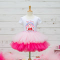 Peppa Pig Tutu Set Girls Personalized Custom Pink Hot Pink Tutu Outfit Dress Theme Cake Smash Party