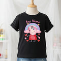 Peppa Pig Personalized Custom Black T-Shirt or Onesie Theme Cake Smash Party