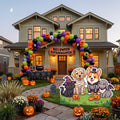 Life Size Cute Pets in Halloween Costumes Character Premium Freestanding Halloween Cutouts Yard Sign Decor Party Prop