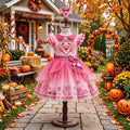 Pink Panther Girls' Deluxe Sparkle Tutu Party Costume Dress Set with Matching Headband Halloween Birthday Pageant