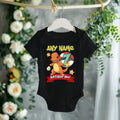 Pokemon Charmander Personalized Custom Black T-Shirt or Onesie Theme Cake Smash Birthday Party