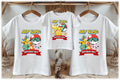 Pokemon Pikachu Personalized Custom White Family T-Shirt or Onesie Pack Theme Cake Smash Birthday Party