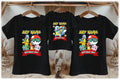 Pokemon Squirtle Personalized Custom Black Family T-Shirt or Onesie Pack Theme Cake Smash Birthday Party