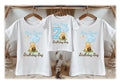 Winnie the Pooh Baby Boy Personalized Custom White Family T-Shirt or Onesie Pack Theme Cake Smash Birthday Party