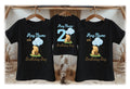 Winnie the Pooh Baby Boy Personalized Custom Black Family T-Shirt or Onesie Pack Theme Cake Smash Birthday Party