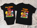Playdate with Winnie the Pooh Personalized Custom Black Family T-Shirt or Onesie Pack Theme Cake Smash Birthday Party