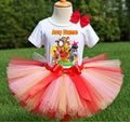 Playdate with Winnie the Pooh Tutu Set Girls Personalized Custom Red Pink Gold Tutu Outfit Dress Theme Cake Smash Party