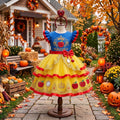 Princess Snow White Girls' Deluxe Sparkle Tutu Party Costume Dress Set with Matching Headband Halloween Birthday Pageant